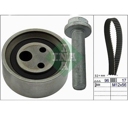 Ina Kit Tendicinghia 530049010 per ripristinare il corretto funzionamento del componente