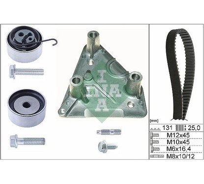 Ina Kit Tendicinghia 530049210 per ripristinare il corretto funzionamento del componente