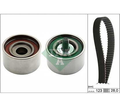 Ina Kit Tendicinghia 530050210 per ripristinare il corretto funzionamento del componente