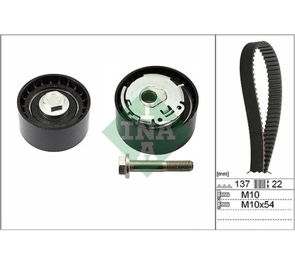 Ina Kit Tendicinghia 530053610 per ripristinare il corretto funzionamento del componente