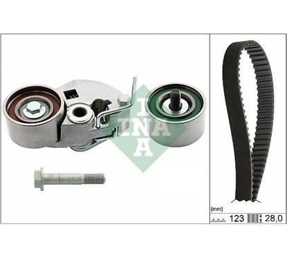 Ina Kit Tendicinghia 530054210 per ripristinare il corretto funzionamento del componente