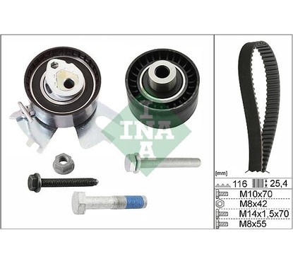 Ina Ford S-Max 2.0 Tdci (05.2006 ) 530055810 per ripristinare il corretto funzionamento del componente