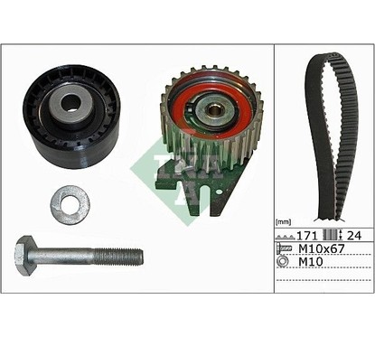 Ina Kit Cinghie Dentate Alfa Giulietta (940) 1.8 Tbi ( 530060610