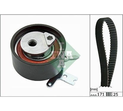 Ina Kit Cinghie Dentate Jeep Wrangler Iii (Jk) 2.8 Crd 530065110