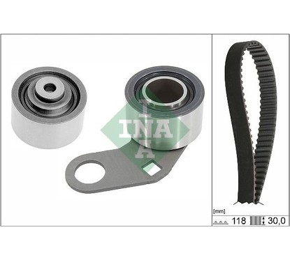 INA Kit cinghie dentate 530 0733 10 per ripristinare il corretto funzionamento del componente
