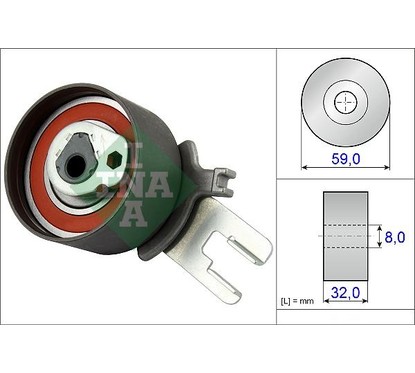 Ina Rullo Tenditore, Cinghia Dentata Volvo V70 Ii (P80 531085910