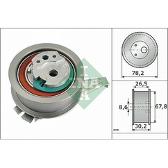 Ina Rullo Tenditore, Cinghia Dentata Vw Golf Vii (5G1) 531089410