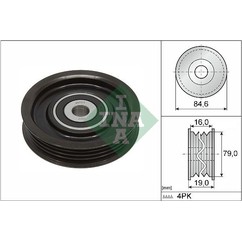INA Rullo tenditore, Cinghia Poly 531 0931 10 per ripristinare il corretto funzionamento del componente