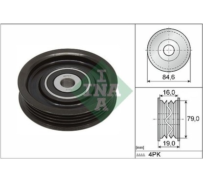 INA Rullo tenditore, Cinghia Poly 531 0931 10 per ripristinare il corretto funzionamento del componente