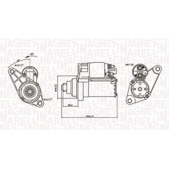 MAGNETI MARELLI Motorino avviamento 063721330010
