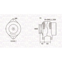 MAGNETI MARELLI Alternatore 063731600010 per ripristinare il corretto funzionamento del componente