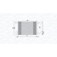 MAGNETI MARELLI Condensatore, Climatizzatore 350203964000