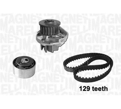 Magneti Marelli Kit Cinghie Distribuzione + Pompa Acqua Kwp0581K3