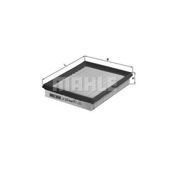 Magneti Marelli Filtro Aria Lx523
