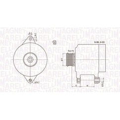 MAGNETI MARELLI Alternatore 063731157010 per ripristinare il corretto funzionamento del componente
