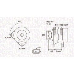 MAGNETI MARELLI Alternatore 063731974010 per ripristinare il corretto funzionamento del componente