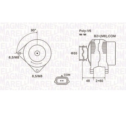 MAGNETI MARELLI Alternatore 063731974010 per ripristinare il corretto funzionamento del componente