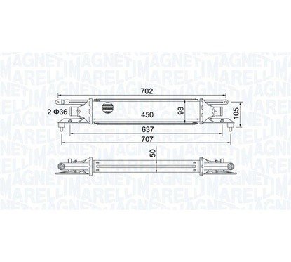 MAGNETI MARELLI Intercooler 351319204110 per ripristinare il corretto funzionamento del componente