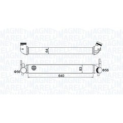 MAGNETI MARELLI Intercooler 351319204410 per ripristinare il corretto funzionamento del componente