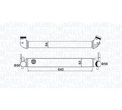 MAGNETI MARELLI Intercooler 351319204410 per ripristinare il corretto funzionamento del componente