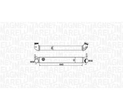 MAGNETI MARELLI Intercooler 351319204410
