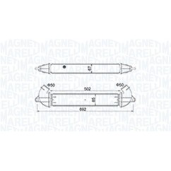MAGNETI MARELLI Intercooler 351319204610 per ripristinare il corretto funzionamento del componente