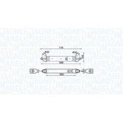 MAGNETI MARELLI Intercooler 351319204610