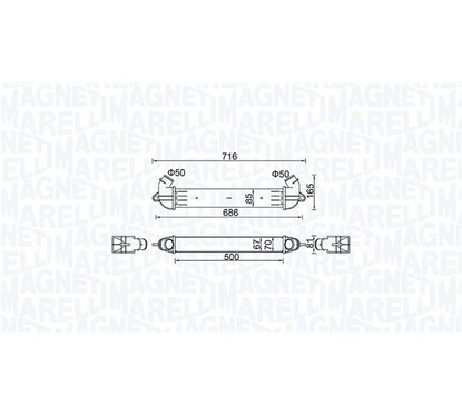 MAGNETI MARELLI Intercooler 351319204610
