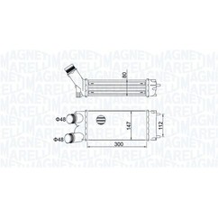 MAGNETI MARELLI Intercooler 351319204700 per ripristinare il corretto funzionamento del componente