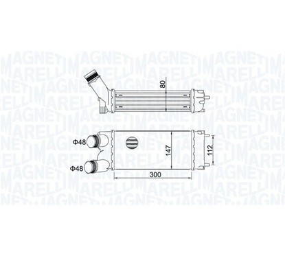 MAGNETI MARELLI Intercooler 351319204700 per ripristinare il corretto funzionamento del componente