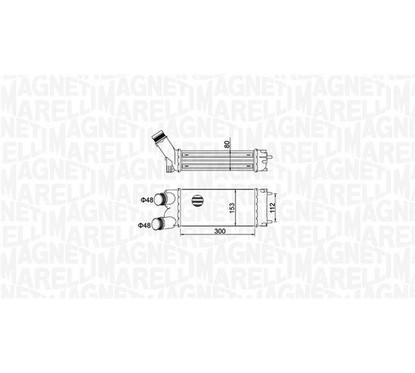 MAGNETI MARELLI Intercooler 351319204700