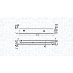MAGNETI MARELLI Intercooler 351319204730 per ripristinare il corretto funzionamento del componente