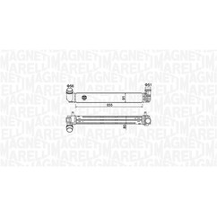 MAGNETI MARELLI Intercooler 351319204730