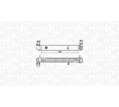 MAGNETI MARELLI Intercooler 351319204730