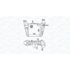 MAGNETI MARELLI Intercooler 351319204750 per ripristinare il corretto funzionamento del componente