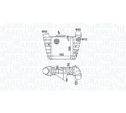 MAGNETI MARELLI Intercooler 351319204750 per ripristinare il corretto funzionamento del componente