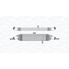 MAGNETI MARELLI Intercooler 351319204820 per ripristinare il corretto funzionamento del componente