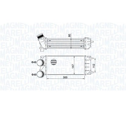 MAGNETI MARELLI Intercooler 351319204920 per ripristinare il corretto funzionamento del componente