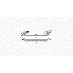 MAGNETI MARELLI Intercooler 351319204980