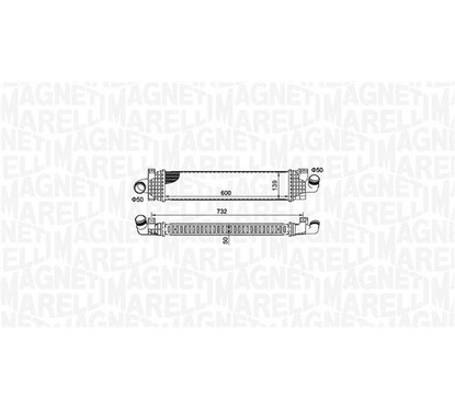 MAGNETI MARELLI Intercooler 351319204980