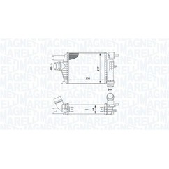 MAGNETI MARELLI Intercooler 351319205160 per ripristinare il corretto funzionamento del componente