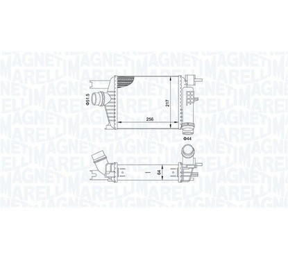 MAGNETI MARELLI Intercooler 351319205160 per ripristinare il corretto funzionamento del componente