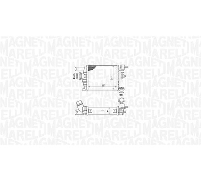 MAGNETI MARELLI Intercooler 351319205160