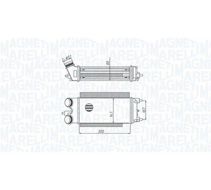 MAGNETI MARELLI Intercooler 351319205290 per ripristinare il corretto funzionamento del componente