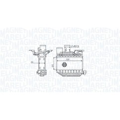 MAGNETI MARELLI Intercooler 351319205310 per ripristinare il corretto funzionamento del componente