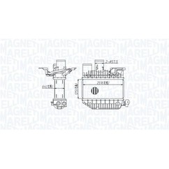 MAGNETI MARELLI Intercooler 351319205310