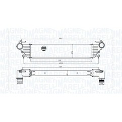 MAGNETI MARELLI Intercooler 351319205530 per ripristinare il corretto funzionamento del componente