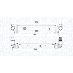 MAGNETI MARELLI Intercooler 351319205620 per ripristinare il corretto funzionamento del componente