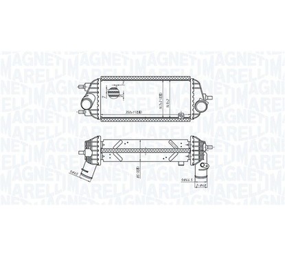 MAGNETI MARELLI Intercooler 351319205730 per ripristinare il corretto funzionamento del componente
