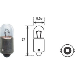 Magneti Marelli Lamp. T4W 12V T4W12